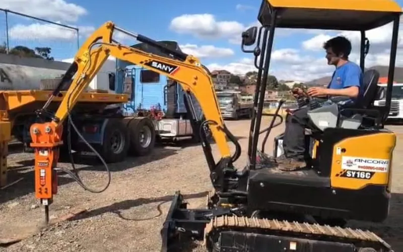 Aluguel de rompedor hidráulico