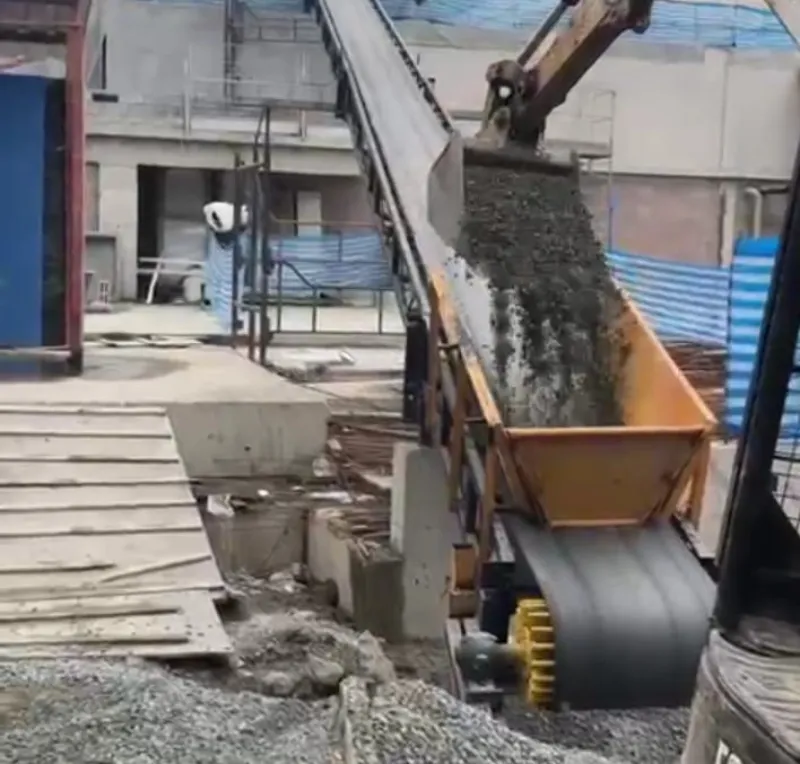 Locação de esteiras transportadoras para construção civil